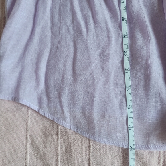 Nanette Lepore Lilac Blouse With Ruffles And Pintuck Details Size Large - Picture 8 of 11